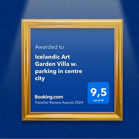 Icelandic Art Garden Villa W. Parking In Centre City Reikiavik Exterior foto
