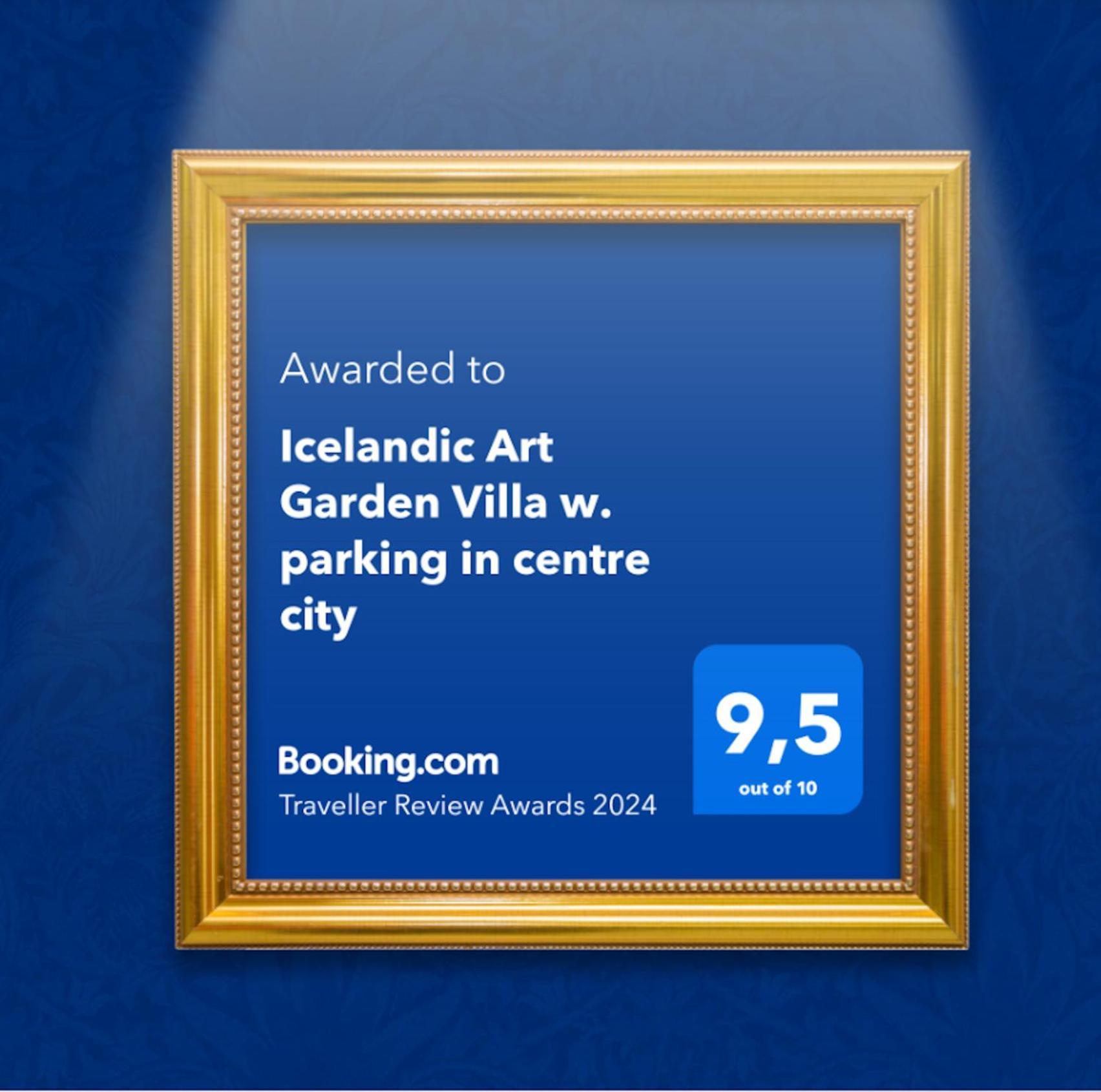 Icelandic Art Garden Villa W. Parking In Centre City Reikiavik Exterior foto